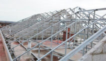 Lenadoon Avenue pitched roof work in progress
