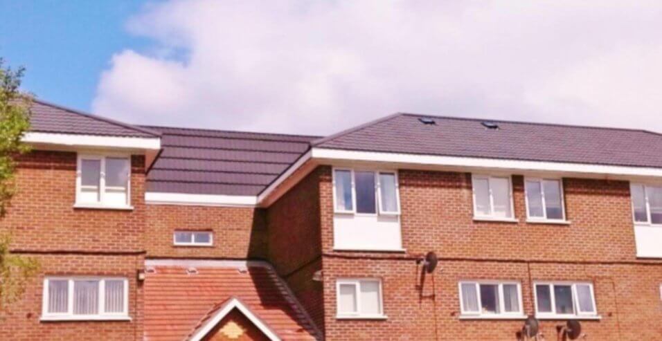 Lenadoon Avenue finished roof