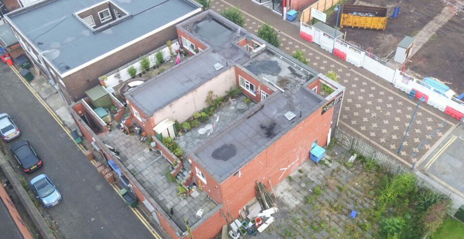 Grosvenor Street showing flat roof before conversion