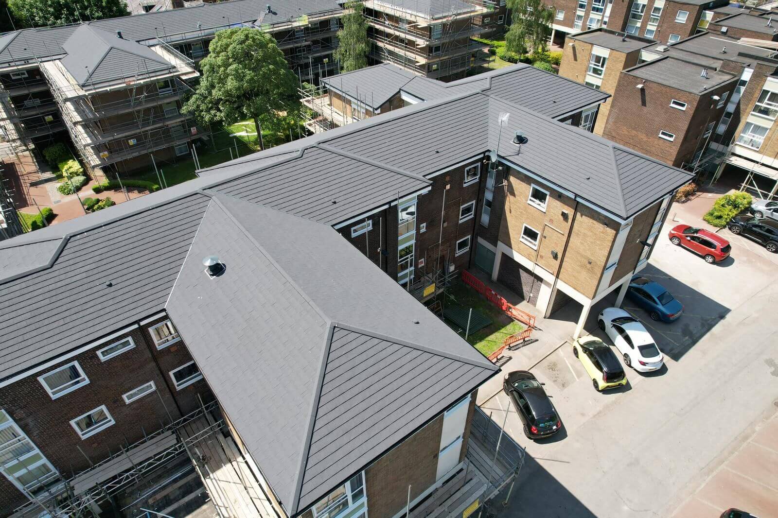 tiled roof