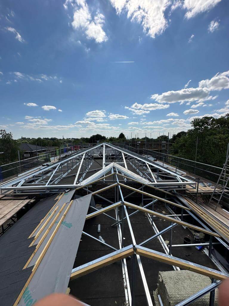 roof under construction