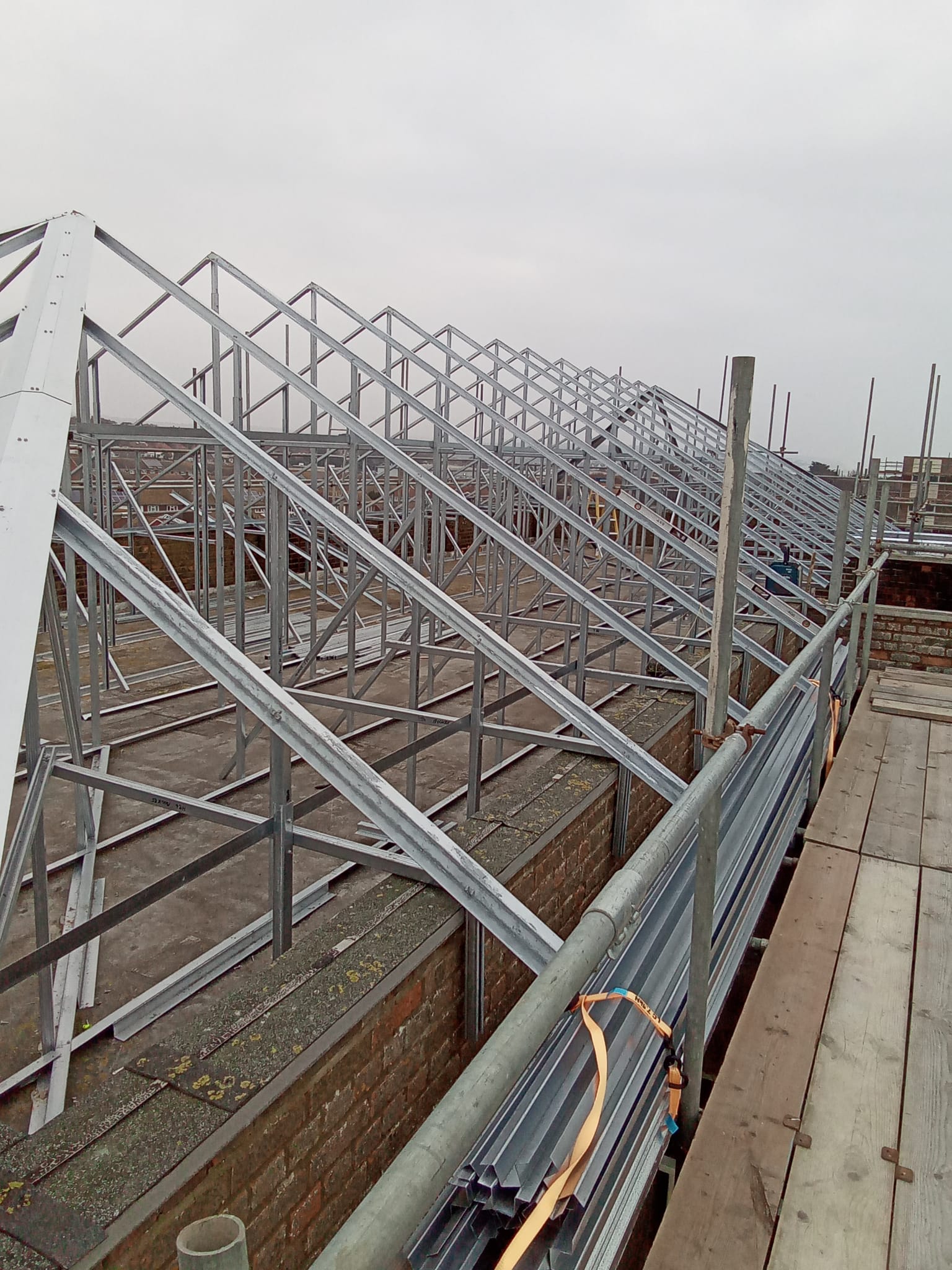 Cobham Towers construction