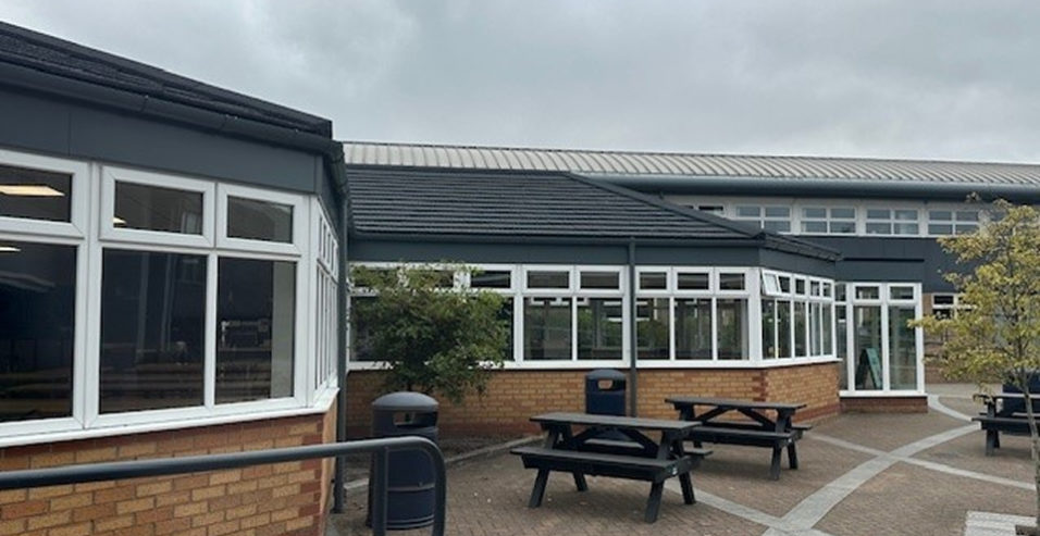 Winstanley exterior upon completion